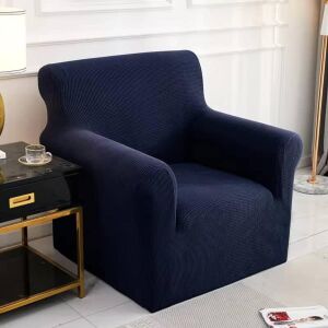 Klasszikus Fotel Huzat (enyhén vízlep., sötétkék) 126933729 - Lakberendezés