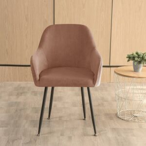 Barna bársony kagylószék huzat - Lakástextil