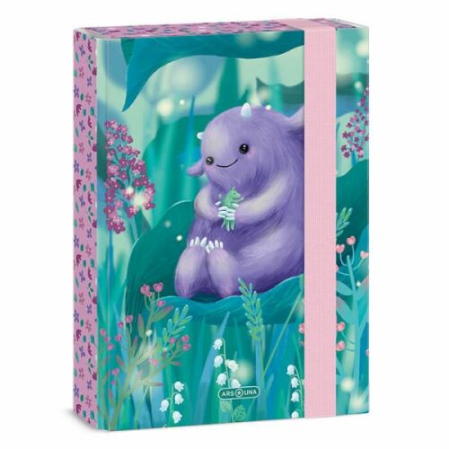 Ars Una Mon Mignon A5 szörnyecskés füzetbox lányoknak