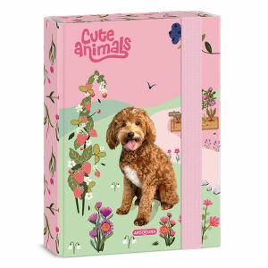 Ars Una Cute Animals Doggie A5 füzetbox lányoknak - Füzetbox