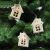 Decorative LED house string lights for Christmas tree