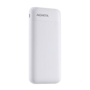 ADATA C100 10000 mAh Fehér Power Bank Szögletes Nézet - ADATA