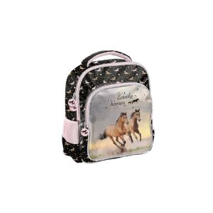 Lovas Lovely Horses ovis hátizsák lányoknak, lovas mintával - Paso