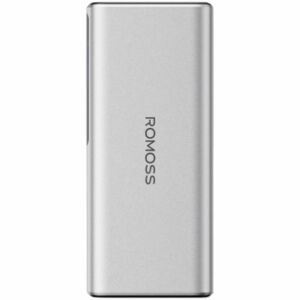 Romoss PPU10 ezüst power bank, 10000mAh hordozható töltő - Romoss
