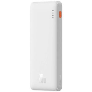 Baseus Airpow 10000mAh 20W Fehér Power Bank Szögletes Nézet - Baseus