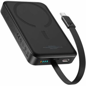 Hordozható Baseus 10000mAh mágneses vezeték nélküli Power Bank USB-C csatlakozóval - Baseus