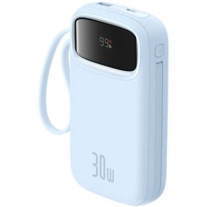 Szögletes nézet a Baseus QPow 2 kék 20000mAh 30W power bankról - Baseus