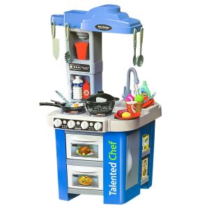 Herná súprava s plne vybavenou kuchyňou, so svetlom a zvukom, Talentovaný kuchár 126990137 - Detské kuchyne & Hračkárske kuchyne