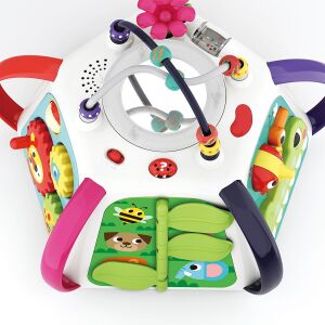 Hola Toys Piramida Aktywności Leśna, interaktywna zabawka dla niemowląt z wieloma aktywnościami, kolorowa, edukacyjna, rozwojowa, 18 miesięcy+ - Hola