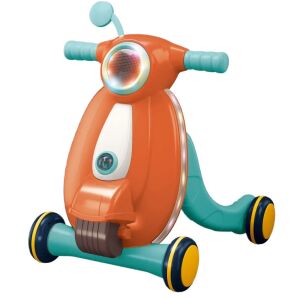WePro Store Baby Walker, oranžový a modrý, so svetlami a interaktívnymi funkciami - WePro Store