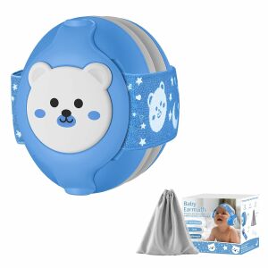 Антифони за деца и бебета 3-36 месеца WePro Store, защита на слуха в шумна среда, сигурна система за закрепване на фонтанелата, еластична лента... 126990625 - WePro Store