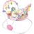WePro Store Activity Center Baby Jumper mit interaktiven Spielzeugen, höhenverstellbar, 360 Grad drehbarer Sitz, Rosa