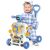 WePro Store 6-в-1 Activity Walker, бебешка проходилка, маса за обучение, маса за игра, скутер, влакче на колела, люлеещ се стол, музикална клавиатура, звуци и светлини, 6 месеца+