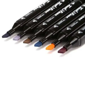 Клозъп на 6 различни цветни маркера Touch с два края - Маркер