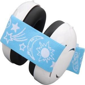Антифони за деца и бебета 3-36 месеца WePro Store, защита на слуха в шумна среда, сигурна система за закрепване на фонтанелата, еластична лента... 126991153 - WePro Store