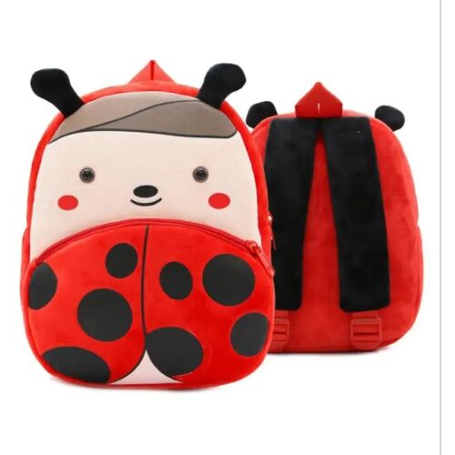 Plecak przedszkolny dla przedszkolaków WePro Store, Biedronka, pluszowy, 26x24x10 126991336