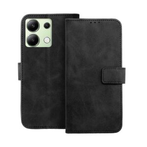 Forcell Tender fekete ráhajtófüles könyvtok Xiaomi Redmi Note 14S telefonhoz - Forcell