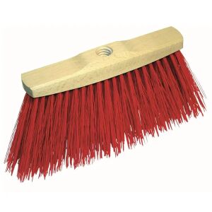 Greenmill lakkozott fa seprűfej PVC sörtékkel, menetes illesztés 126999288 - GreenMill