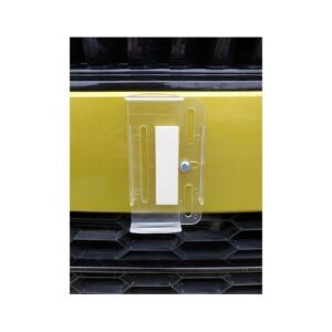 Przezroczysty Slimowy Uchwyt na Tablice Rejestracyjne do Samochodów, Montaż Z przodu, 4-pak - Uchwyt tablicy rejestracyjnej