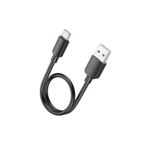 Kabel HOCO X96 HYPER USB Type-C do USB-A, 27W, 25cm, czarny - Kabel