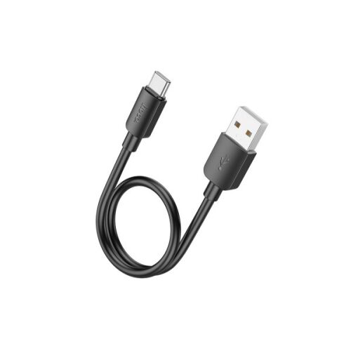 HOCO X96 HYPER USB Type-C - USB-A kábel, 27W, 25cm, fekete