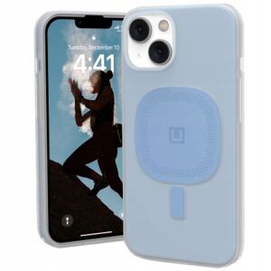 UAG Lucent [U] - Schutzhülle für iPhone 14 Plus kompatibel mit MagSafe (blau) 127005577 - Handyhüllen