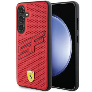 Ferrari Case Big Sf Perforált Samsung Galaxy S24 Red 127007688 - Ferrari Telefontok