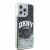 Szögletes nézet a DKNY Liquid Glitter iPhone 15 Pro Max tokról