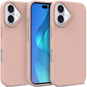 Husă cu tărâțe de grâu în mai multe culori MagSafe pentru iPhone 16 - roz 127013773 - Handyhüllen