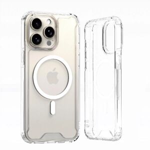 Hurtel Clear Corner Case für iPhone 16 Pro Max mit MagSafe Unterstützung, transparente Handyhülle - Handyhüllen