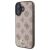 Közelkép a Guess Peony Script iPhone 16 tokról