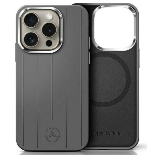 Mercedes Case Szilikon Függőleges Csíkok Magsafe-Hoz Iphone 16 Pro Max Szürkéhez 140529796 - Mercedes