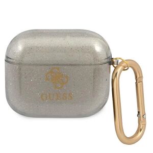 Guess GUA3UCG4GK AirPods 3 coverczarny/black Glitter Collection 127029836 - Zestaw słuchawkowy