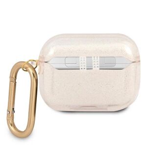 Guess Etui ochronne GUAPUCG4GD Glitter Collection do AirPods Pro złote 127029942 - Zestaw słuchawkowy