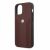 Bmw Leather Curve Tok Borítása Iphone 12 12 Pro Red Számára 127030022