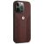 BMW Leather Curve Perforált iPhone 13 Pro tok, ferde nézet