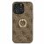 Guess GUHCP13L4GMRBR iPhone 13 Pro / 136,1" brązowy/brown hardcase 4G with ring stand 127030611