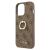 Guess GUHCP13L4GMRBR iPhone 13 Pro / 136,1" brązowy/brown hardcase 4G with ring stand 127030611