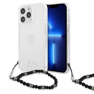 Guess GUHCP13LKPSBK iPhone 13 Pro / 13 6,1" Transparent hardcase Black Pearl 127030856 - Guess