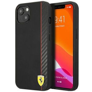 Ferrari Keményható Tok Borítása Iphone 13 Mini 5.4 Fekete Carbon Telefonhoz 127030950 - Ferrari Telefontok