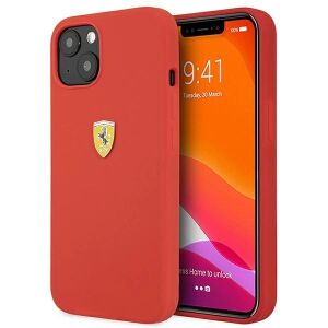 Ferrari Szilikon Tok Iphone 13 Mini Piros Borítóhoz 127030993 - Ferrari Telefontok