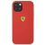 Ferrari Szilikon Tok Iphone 13 Mini Piros Borítóhoz 127030993