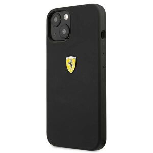 Ferrari Szilikon Tok Iphone 13-Hoz Fekete Védelem Kiváló Minőség 140487212 - Ferrari Telefontok