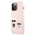 Karl Lagerfeld rózsaszín iPhone 13 Pro tok védelemhez