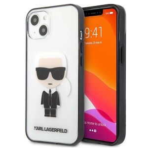 Etui Karl Lagerfeld Iconik Karl na iPhone 13 mini - przezroczyste 127031124 - Karl Lagerfeld Handyhüllen