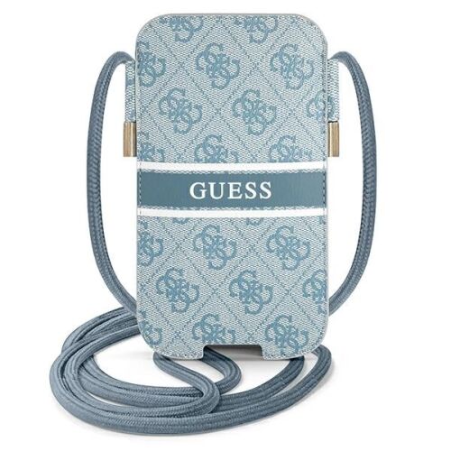 Torebka Guess 4G Stripe 6.1'' - niebieska 127031417