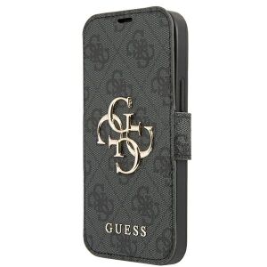 Guess GUBKP13L4GMGGR iPhone 13 Pro / 136,1" szary/grey book 4G Big Metal Logo 127031424 - Guess