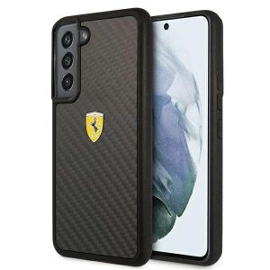 Etui Ferrari On Track Real Carbon na Samsung Galaxy S22 - czarne 127032605 - Ferrari Handyhüllen