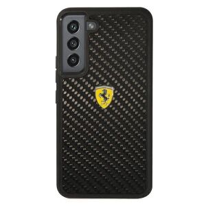 Etui Ferrari On Track Real Carbon na Samsung Galaxy S22+ - czarne 127032755 - Ferrari Handyhüllen