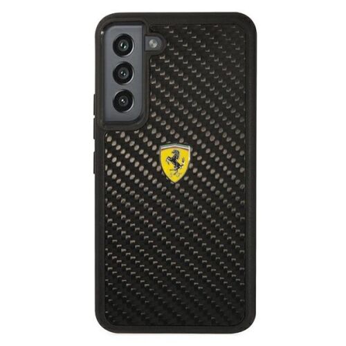 Etui Ferrari On Track Real Carbon na Samsung Galaxy S22+ - czarne 127032755